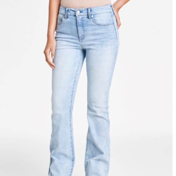 NWT Oat High-Rise Flare Jeans - Light Palms - Picture 1 of 2